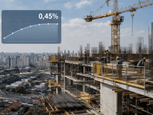 Leia mais sobre o artigo Sinduscon-SP: custa da construção em SP desacelera e registra alta de 0,45% em julho